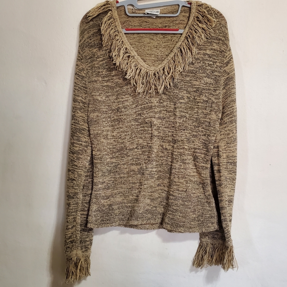 Helium Fringe Sweater